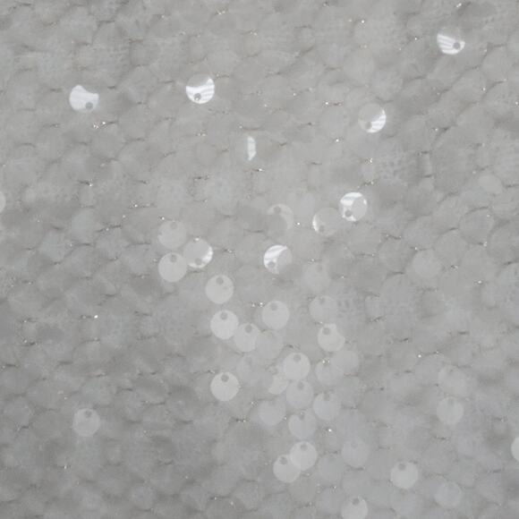 Hilton Hollis Designer Top Medium Ivory Sequin Whimsical Fairy Style NWT - Picture 8 of 9